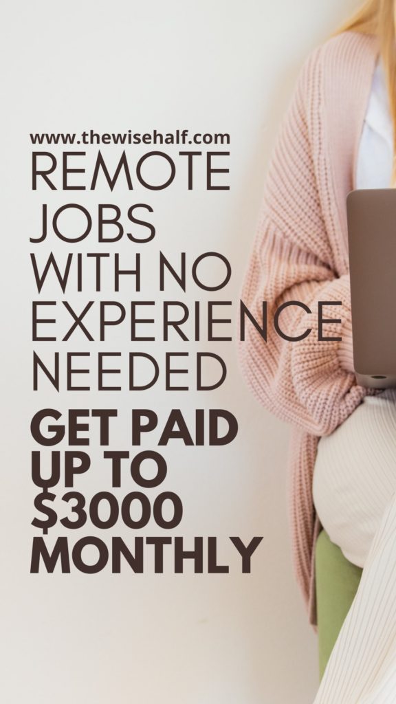 remote jobs no experience