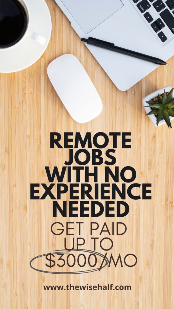 remote jobs no experience