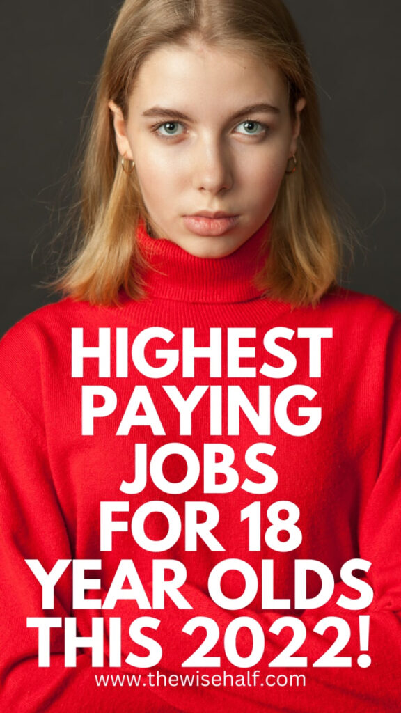 highest paying jobs for 18 year olds